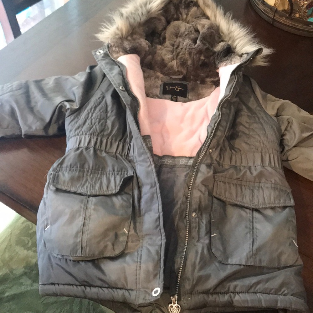 Gently used gray girls coat